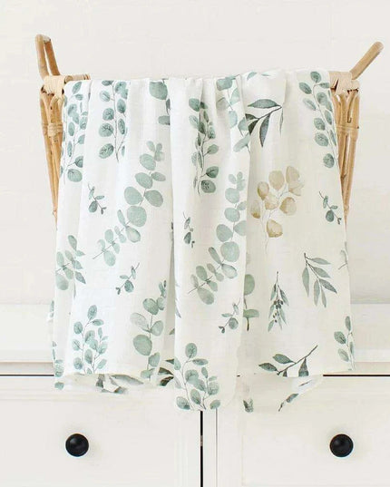 Luxuriously Soft Organic Bamboo Cotton Swaddle Blanket for Infants