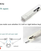 White. - To the left