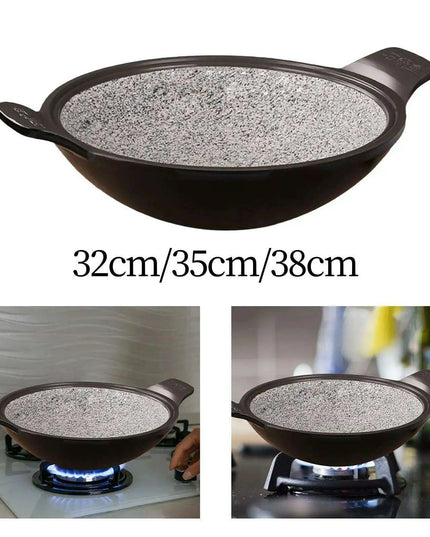 Korean Stone Cooking Pot for Ramen, Soups, Stews, and Kimchi Rice
