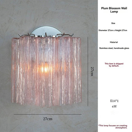 Murano Glass Wall Sconce - French Style LED Wall Light