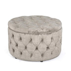 Beige Round Storage