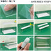 LED-Enhanced 6-Tier Acrylic Display Case with Dust-Resistant Sliding Doors