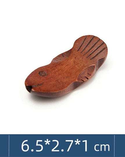 Eco-Friendly Japanese Wooden Chopstick Rest - Stylish Accent for Dining and Kitchen Decor