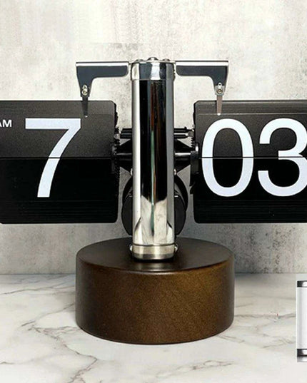 High-Tech Automatic Flipping Clock for Stylish Home Decor - Includes Battery Gift