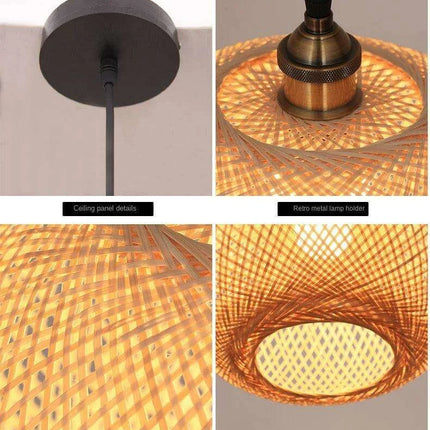 Artisan Bamboo Chandelier - Transform Your Space with Handcrafted Radiance