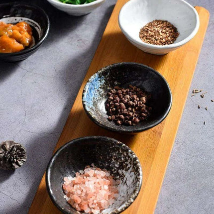 Elegant 3.5 Inch Handcrafted Japanese Ceramic Snack Bowl – Vintage Stoneware Dipping Dish