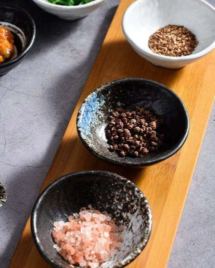 Elegant 3.5 Inch Handcrafted Japanese Ceramic Snack Bowl – Vintage Stoneware Dipping Dish