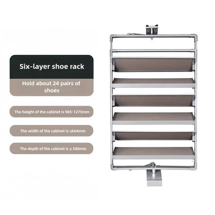360° Rotating Shoe Rack — 4, 5 & 6 Tier | Très Elite