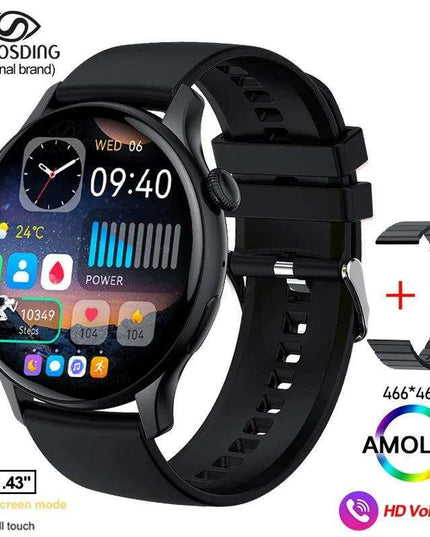 Chic Women's Bluetooth Smartwatch with Customizable AMOLED Screen and NFC Functionality