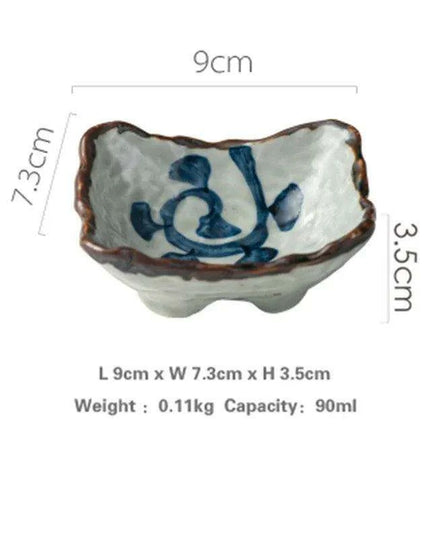 Elegant Artisan Japanese Ceramic Appetizer Plates: Elevate Your Dining Aesthetic with Unique Tableware