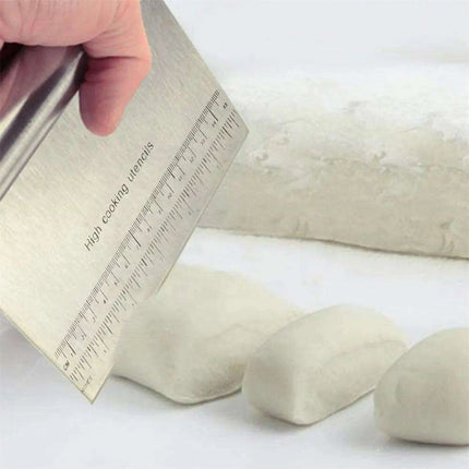 Premium Stainless Steel Baking Essentials Kit with Integrated Scale and Precision Cutter