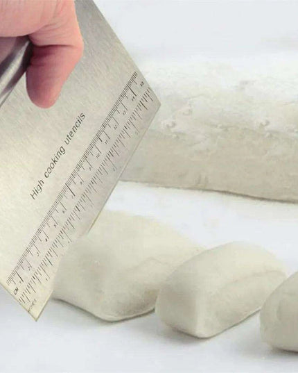 Premium Stainless Steel Baking Essentials Kit with Integrated Scale and Precision Cutter