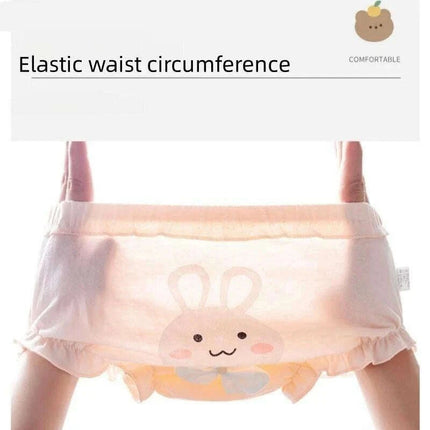 4-Pack Soft Cotton Cartoon Underwear for Baby Girls, Breathable Kids Panties for Ages 1.5-5 Years