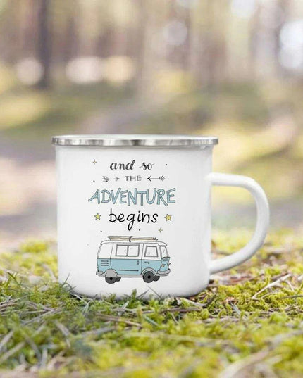Nature's Adventure Enamel Mug: The Essential Companion for Outdoor Lovers
