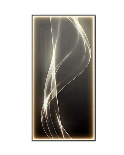 Luxe Crystal and Aluminum LED Wall Sconce with Porcelain Detailing