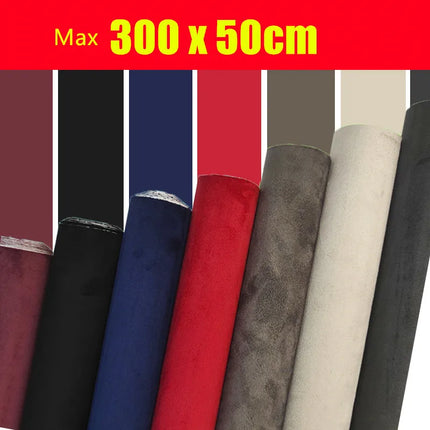 Bluerose Self-Adhesive Suede Microfiber Plush Fabric for Car & Crafts