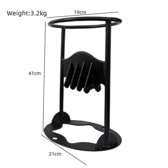 Artisan Cast Iron Log Splitting Wedge - Essential Tool for Camping and Outdoor Adventures