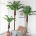 Lifelike Giant Faux Coconut Palm Tree - Ideal Tropical Decoration for Any Space