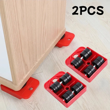 2-Piece Heavy-Duty Furniture Mover Set — Scratch-Free Multi-Surface Glides