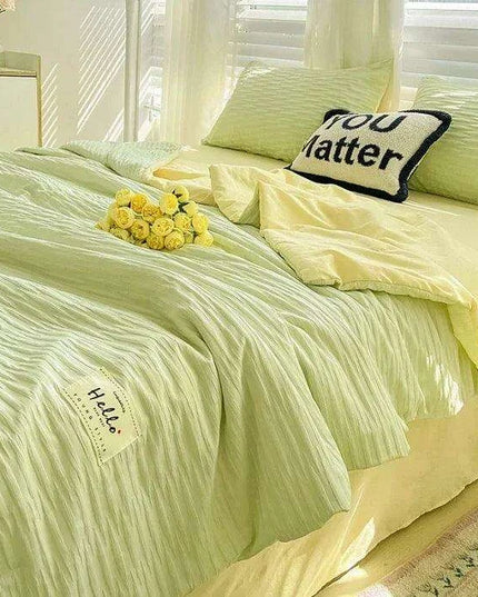 Double-Sided Cooling Comforter: Lightweight Reversible Summer Quilt