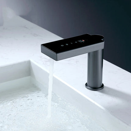 KEMAIDI Touchless Sensor Bathroom Faucet Mixer with Smart LED Digital Display Deck Mount Automatic Infrared Hands-Free Basin Tap kemaidi-touchless-sensor-bathroom-faucet-mixer-with-smart-led-digital-display-deck-mount-automatic-infrared-hands-free-basin-tap