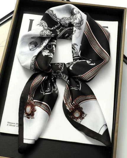 Chic Toddler Elegance: Luxurious 70x70cm Silk Scarf for Ages 6 Months to 4 Years