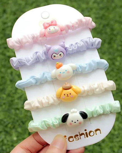 Charming Sanrio Character Hair Ties: Add a Touch of Kawaii to Your Look