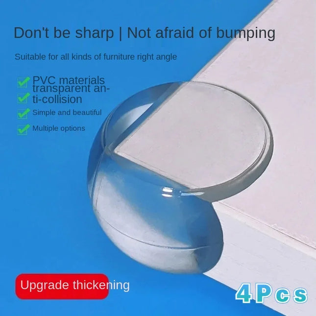 Silicone Corner Protectors | Transparent Anti-Collision Guards for Furniture & Glass