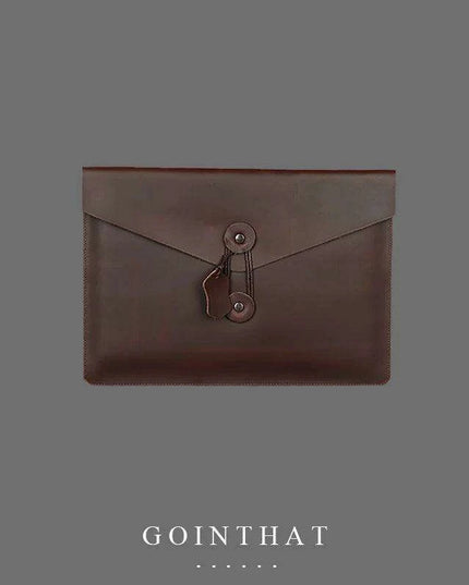 Sophisticated Leather Laptop Case for the Modern Professional Woman