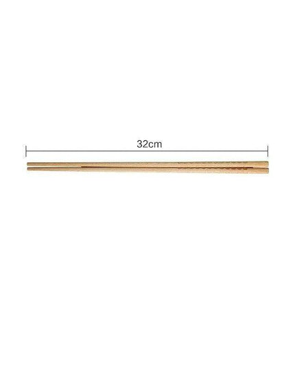 Elegant Beech Wood Extra-Long Chopsticks: Essential Utensils for Gourmet Dining