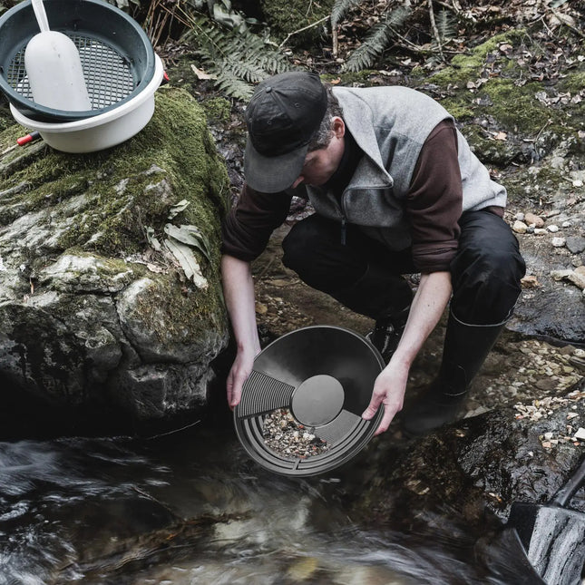 Hot Sale Plastic Gold Pan Basin Gold Mining Pan Ergonomic Gold Panning Tool Gold Pan Mining Tool Gold Panning Equipment hot-sale-plastic-gold-pan-basin-gold-mining-pan-ergonomic-gold-panning-tool-gold-pan-mining-tool-gold-panning-equipment