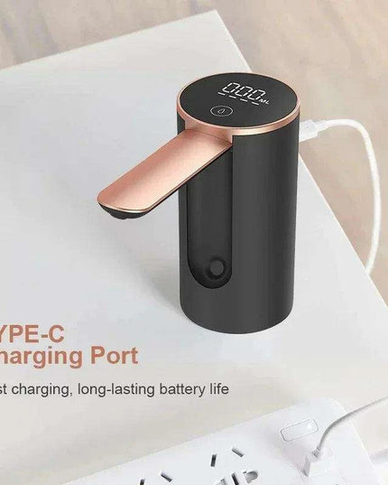 Smart Foldable Electric Water Dispenser - Portable Touch-Controlled Rechargeable Bottle Pump
