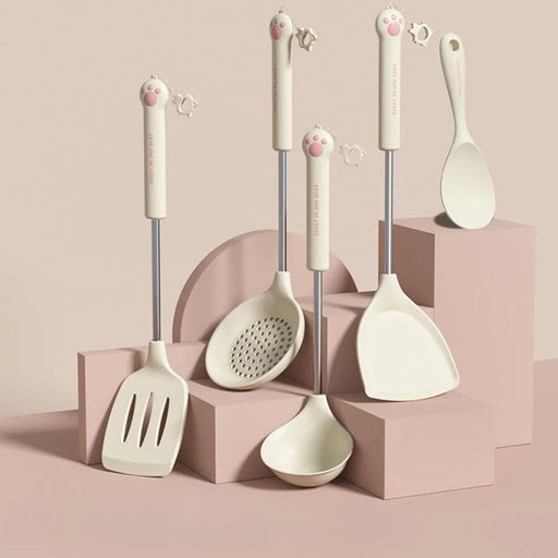 Premium Heat-Resistant Silicone Cooking Utensil Collection