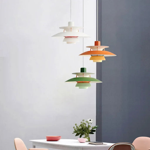 Iron Art Chandelier Modern LED Dining Table Pendant Light - Versatile and Minimalist