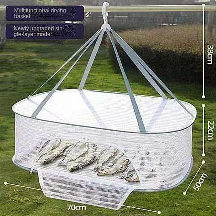 Collapsible Mesh Drying Net for Garments, Produce, and Beyond