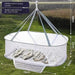 Collapsible Mesh Drying Net for Garments, Produce, and Beyond