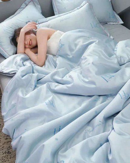 Hyaluronic Acid Cooling Silk Summer Comfort Quilt