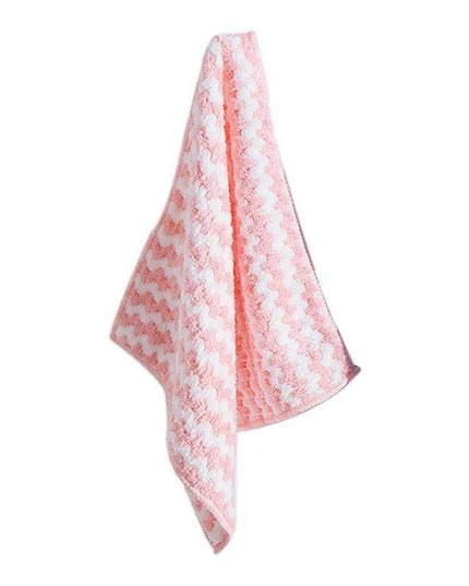 Coral Fleece Kitchen Cleaning Cloths - Super Absorbent Dishwashing Rags for Effortless Cleaning