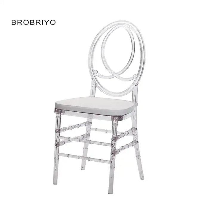 Sophisticated 20-Piece Clear Acrylic Chair Collection for Events