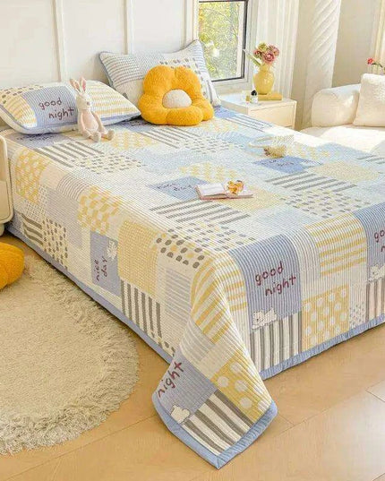 Chic Cotton Bedspreads for Double and Queen Size Beds - Cozy Princess-Inspired Covers for a Stylish Bedroom Retreat