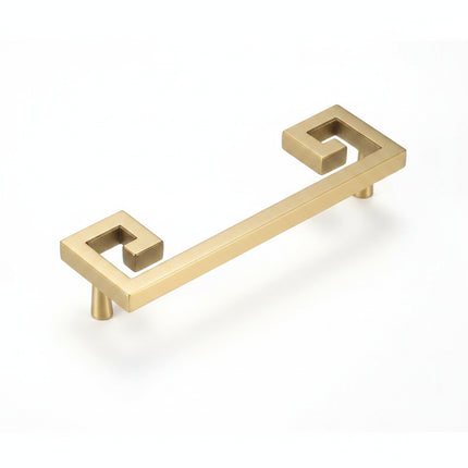 Solid Brass Cabinet Pull — Minimalist Handle for Wardrobes, Kitchens & Wine Cabinets