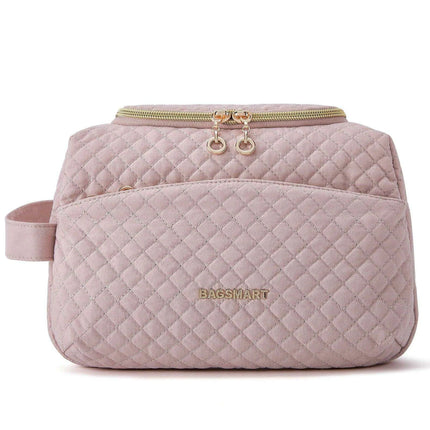 Chic Waterproof Travel Cosmetic Organizer for Women - Spacious and Functional Essentials Bag