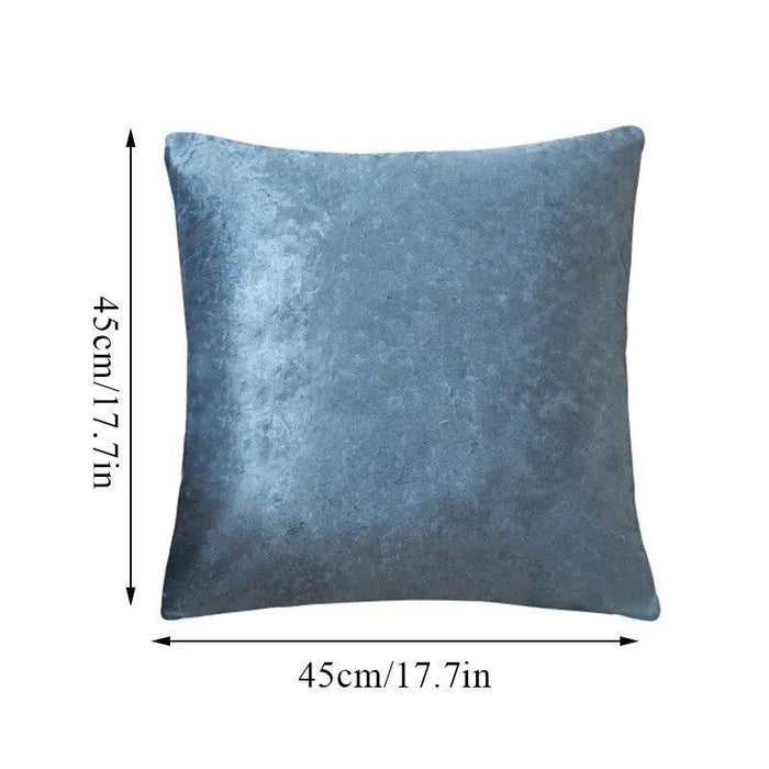 Plush Golden Velvet Pillow Cover Set - Perfect for Home, Vehicle, and Office Elegance