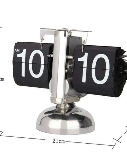 Elegant Automatic Flipping Clock - Modern Home Decor with Battery Included