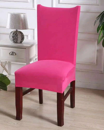 Elegant Beige Stretchable Slipcovers for Dining Chairs at Special Events