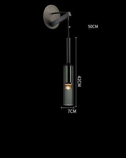 Luxurious Copper Finish Crystal Water Droplet LED Wall Light - Nordic Modern Design