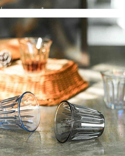 Luxury Borosilicate Glass Coffee Cup Set with Elegant Vacuum-Plated Finish