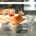 Luxury Borosilicate Glass Coffee Cup Set with Elegant Vacuum-Plated Finish