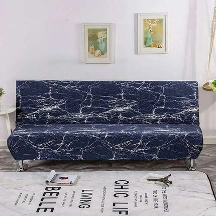 Svetanya Elegant Stretchable Slipcover for Armless Futon Sofas - Stylish Protection and Comfort