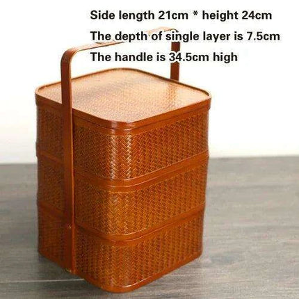 Sustainable Bamboo Tea and Snack Storage Set - The Ideal Eco-Friendly Gift